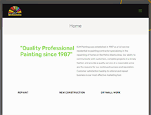 Tablet Screenshot of klmpainting.com